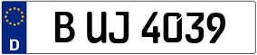 Truck License Plate